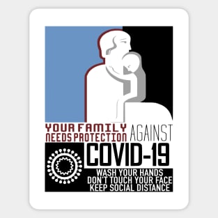 Your Family Needs Protection against COVID-19 Sticker